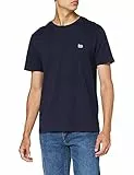 Lee Herren PATCH LOGO TEE T-shirts, NAVY, L