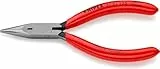 KNIPEX Greifzange für Feinmechanik mit Kunststoff überzogen 125 mm, 37 31 125
