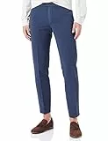 HACKETT LONDON Herren Cotton Tencel Chino Hose, Marineblau Blazer, 32W/32L