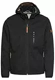 camel active Herren Softshell Jacke mit Abnehmbarer Kapuze Schwarz, menswear-52