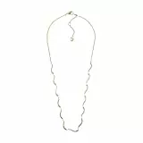 Skagen Damenkette Wave Edelstahl goldfarben, SKJ1746710