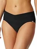 Schiesser Damen Bikinihose Retro - 182679, Größe Damen:46, Farbe:schwarz
