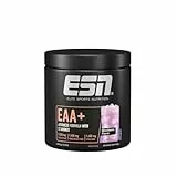 ESN EAA+, Blackberry, 400 g, allen 9 EAAs & Vitamin B6, 3,2 g Leucin pro Portion, ideale Löslichkeit, vegan - made in Germany