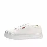 Levi's Damen Tijuana Sneaker, Weiß B White 50, 36 EU