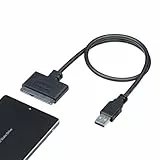 StarTech.com SATA auf USB Kabel - USB 3.0 auf 2.5' SATA III Festplatten Adapter - Externer Konverter für SSD/HDD Datenübertragung (USB3S2SAT3CB)
