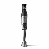 Philips 5000-Serie Stabmixer - 1200W Leistung. ProMix-Technologie. LED-Geschwindigkeitsanzeiger. Stufenlose Geschwindigkeitseinstellung. Kompaktes Design. Leicht zu reinigen. Schwarz (HR2681/00)