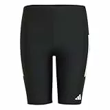 adidas Jungen 3-Stripes Swim Jammers Kids, Black/White, 7-8 Years