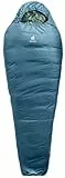 deuter Orbit +5° SL Danen Kunstfaserschlafsack,Atlantic-sage,Right Zip