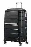 Samsonite Flux - Spinner L, Erweiterbarerer Koffer, 75 cm, 99/111 L, Schwarz (Black)