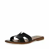 Steve Madden Damen Hadyn Sandale, Schwarz Leder, 39 EU