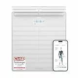 WITHINGS Body Scan - Vernetzte WLAN-Waage zur Verbesserung Ihrer Gesundheit, BIA-Personenwaage, Analyse der Körperzusammensetzung, Körperfett, Muskelmasse, Wasseranteil, Elektrokardiogramm, Weiß