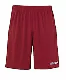 uhlsport Herren Shorts Center Basic Shorts, Bordeaux/Skyblau, XXL, 100334218