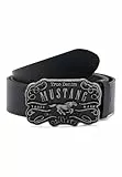 MUSTANG Leather Belt W100 Black