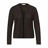 Street One Langarm Jacke in offener Passform Espresso Brown 36
