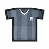 Umbra T-Frame Trikotrahmen - Bilderrahmen für T-Shirts und Fußballtrikots für Erwachsene bis Größe XL, Mittel, Schwarz