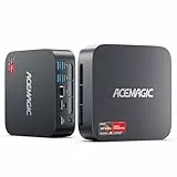 ACEMAGIC Kron Mini K1 Mini PC, AMD Ryzen 5 7430U (Äquivalent zu 5850U, 6C/12T, Bis zu 4.3Ghz),16GB DDR4 512GB M.2 SSD Windows 11 Pro Mini PC, Mini Computer with WiFi 6 | BT 5.2 | 4K UHD | Type-C