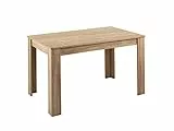 byLIVING Esszimmertisch Nepal/Sonoma Eiche-Optik hell-braun/kompakter Küchentisch 140 cm breit/Esstisch Melaminharz beschichtet / 18 mm Dicke Tischplatte / 140 x 80, H 75 cm