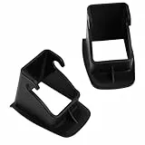 Simsky 2 Stück ISOFIX Einführhilfen, Kindersitz Führungshilfen Set zur Einfachen und Schnellen Installation, Universales Befestigungssystem für Autositze, Schwarz