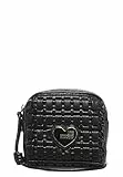 Love Moschino Damen Schultertasche, Nero