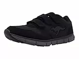 KangaROOS Unisex-Erwachsene K-BlueRun 701 B Sneaker, Black/Dark Grey 0522, 36 EU