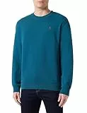 Replay Herren Sweatshirt ohne Kapuze, Grün (Atlantic Green 386), XXL