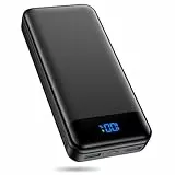 Enerwow Power Bank 27000mAh, PD 30W Powerbank Schnellaufladung, USB C Tragbares Ladegerät mit LED Display, Externer Akku mit iPhone 15 14 Pro Max und Smartphone