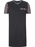 Jan Vanderstorm Herren Nachthemd Arwid dunkelblau, 4XL (XXXXL) - 68/70
