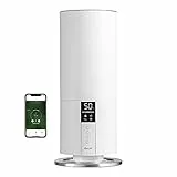 Duux Beam Mini 2 Luftbefeuchter Ultraschall Steuerung Per Fernbedienung & Smartphone - Leistungsvoller Air Humidifier - 3L Raumbefeuchter Bis 30m² - Luftbefeuchter Schlafzimmer Weiß