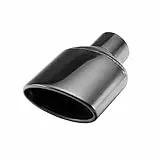Auto Auspuff Endrohr Für VW Für Golf Für MK8 Oettinger 2020+ Auspuffendrohr 57mm Universal Car Oval Rolled Schalldämpfer Hals Endspitze Endrohr