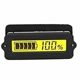 YWBL-WH Wasserdeter Digitaler Batteriekapazitätsspannungsmonitor für RV -Elektrofahrzeuge, Einfache Installation Batteriepegel -Tester für Batterieautos (24V)