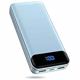 Enerwow Power Bank, 27000mAh Powerbank PD 30W Schnellaufladung USB C Tragbares Ladegerät mit Digitaldisplay, Externer Akku mit iPhone 15 14 Pro Max und Smartphone