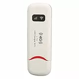 Goshyda Mobiler WLAN-Router, Tragbarer 4G-LTE-USB-Hochgeschwindigkeits-Internet-Hotspot, SIM-Kartensteckplatz, Anschluss für 10 Geräte, für Geschäftsreisen, Outdoor, Büro