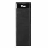 ciciglow Power Bank Kit, 10 X Portable Dual USB Power Bank Shell DIY Kit Normale Batteriebox Kein Schweißen Mobile Power Case Kit(Schwarz)