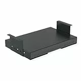 ROLINE Untertisch-Schublade mit Ablagefläche, slim, Schwarz