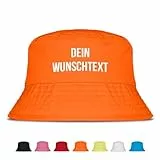 Prozente Momente Fischerhut personalisiert mit Name | Anglerhut | Sonnenhut | Sommer | Party | Malle | lustige Sprüche | OneSize | Malle | Urlaub | Orange