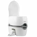 Thetford 92820 Porta Potti 565P Tragbare Toilette Qube, Weiß-Grau, 448 x 388 x 450 mm