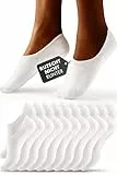 HELDENWERK 10 Paar Füsslinge für Damen & Herren - Unsichtbare Sneaker-Socken atmungsaktiv & bequem - Füßlinge in schwarz, weiß, grau