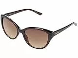 Calvin Klein Ck19536s Sonnenbrille für Damen, Kristallbraun/Braun, 55 mm, Kristallbraun/Braun, 55 mm