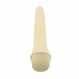 GOWENIC Faux Mic Leichtes Simuliertes Handmikrofon aus ABS für Fotografie, Cosplay und Performance-Training (Yellow)
