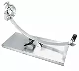 Nerthus FIJ 1233 Schwenkbarer Schinkenhalter mit drehbarem Kopf aus Edelstahl zum Schneiden von Schinken und Vorderschinken