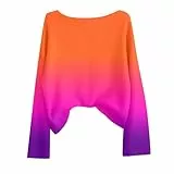 Damen Pullover Oversize Lang Strickpullover Herbst Winter Rundhals Sweater Mit Blumenmuster Weihnachtspullover Feinstrickpullover Reteo Vintage Boho Langarmshirt Sweatshirt Pulli Weiß Marine Xl Xxl L
