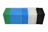 SANLILI Kompatibler Satz Filtermedien für Juwel Compact/Bioflow 3.0 M (2 x Blaue Schwämme (fein), 1 x Blaue Schwämme (grob), 1 x Grüne Schwämme, 2 x Aktivkohle-Schwämme, 5 x Weiße Filter-Schwämme)