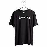 Burton Herren Horizontal Mountain T Shirt, True Black, 50 EU