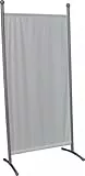 ANGERER Stellwand 178 x 82 cm, Sicht- & Sonnenschutz, Raumtrenner, Innen & Outdoor Büro Balkon/Terrasse, Schlafzimmer, Garten, Made in Germany, waschbare Bezüge, Polyacryl Elfenbein