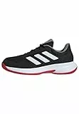 adidas Unisex Court Spec 2 Tennis Shoes, Core Black / Cloud White / Scarlet, 42 EU