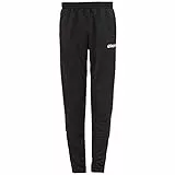 uhlsport Kinder Hose Team Hose, Schwarz/Weiß, 164, 100522101
