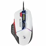 A4tech W95Max Sports Gaming Maus, Optische Kabelgebundene Gaming-Maus, USB 12 000 CPI, 8000 FPS, 250 IPS. 35G, 2000 Hz Ultrapolling (weiß/blau)