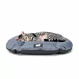 Ferplast Hundekissen Hundesofa Hundebette für Große Hunde Hundekorb Abnehmbarer Bezug Orthopädisches Hundebett Hundematratze Waschbar Hundematte Wasserdicht 110 x 70 x h 8 cm. Grau