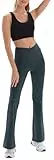Dagi Women's Teal Regular FLA Tights, Teal,S
