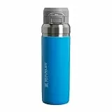 Stanley Quick Flip Trinkflasche Edelstahl 1.06L - Hält 18+ Stunden Kalt - Wasserflasche BPA-Frei - Spülmaschinenfest - Druckverschlussdeckel - Thermosflasche Auslaufsicher - Azure
